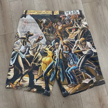 Supreme/Ernie Barnes Baggy Denim Short 'Dance' • Pre-Owned [3030] - view 5