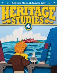Used BJU Heritage Studies 4 Activity Manual Answer Key