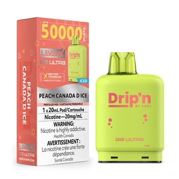 Level X Drip'n G2 Ultra 50k - Peach Canada D Ice