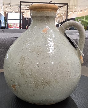 Medium Terracotta/Blue Jug Vase