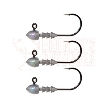 Ocean Anglers Light Bulbs Jig Head UV Long Shank 3/0