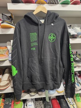 Off White Green Black  Hoodie • Pre-Owned [7308] - photo 1