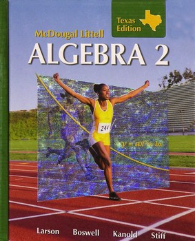 Used Algebra 2 Grades 9-12 : McDougal Littell High School Math Texas