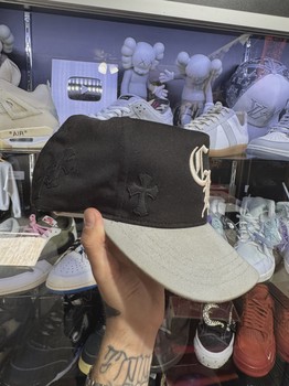 Chrome Hearts Black and Grey Cross Patch Hat • Pre-Owned [3696] - view 5