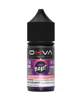 OXVA x Flavour Beast - Fresh Grape Strawberry Ice 30ml Salt