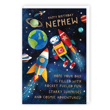 Tracks - HH50 - HB - Nephew - Robot in Space - Foil/Emb 132x197 - C3784