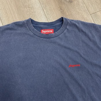 Supreme Washed S/S Top Navy • Pre-Owned [8331] - view 6