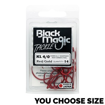 Black Magic Tackle KL Red Hooks