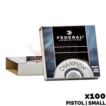 Federal Small Pistol Primers x 100
