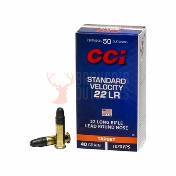 CCI .22LR Standard Velocity Target 40gr 50 Rounds