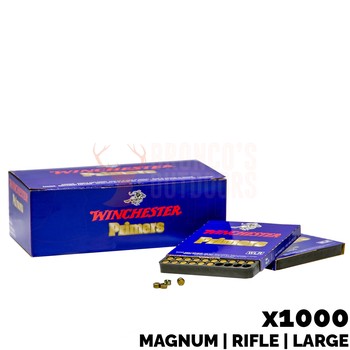 Winchester large Magnum Rifle primers x 1000