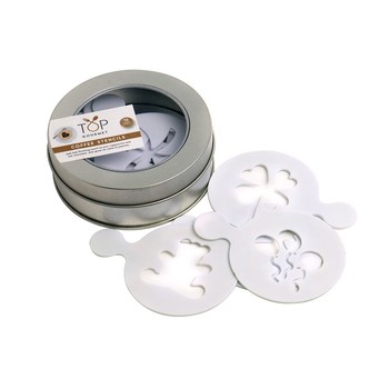 COFFEE STENCIL GIFT TIN
