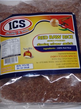Ics Red Raw Rice 1kg