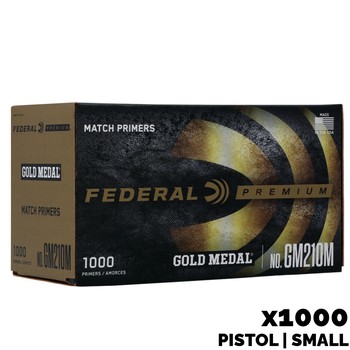 Federal Gold Medal Premium Match Small Pistol Primers x 1000
