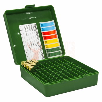 MTM Case-gard Handgun Flip-top Ammo Box Green