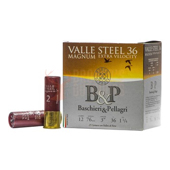 B&P Valle Steel 12g 3" 36g packets