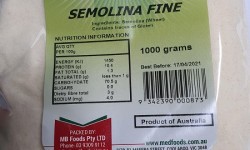 Med Foods Semolina Fine 1kg
