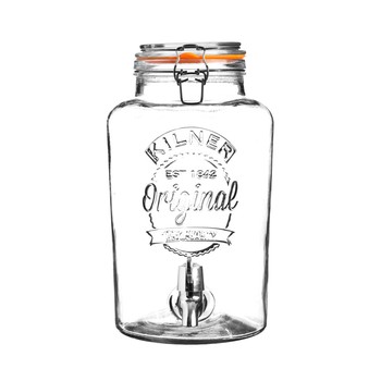 CLIP TOP 5 LITRE KILNER DRINK DISPENSER