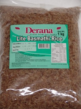 Derana Lite Basmathi (Wholesome) Rice 1kg