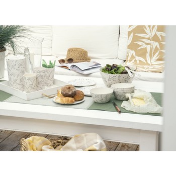 NATURAL ELEMENTS BAMBOO FIBRE BOWL - SET OF 4