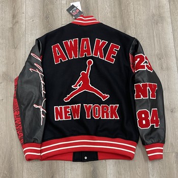 Jordan x Awake NY Varsity Jacket - New - view 3