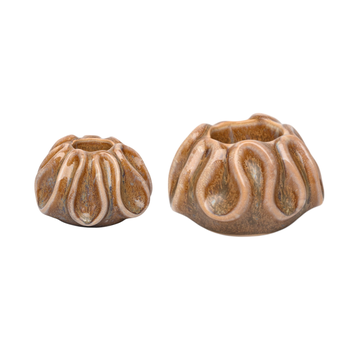 Ceramic waxinelichtje - Coral