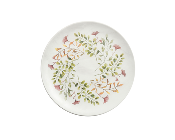 MEDITERRANEAN GARDEN 'FLOWER' MELAMINE SIDE PLATE