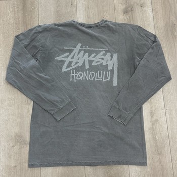 Stussy Honolulu Grey Long Sleeve • Pre-Owned [2766] - view 3