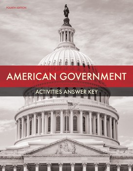 BJU AMERICAN GOVERNMENT ACT ANS KEY 4TH EDITION