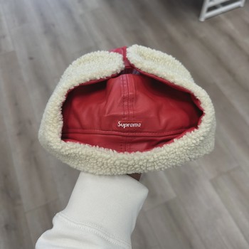 Supreme Leather Earflap Box Logo New Era • Pre-Owned [1848] - view 8