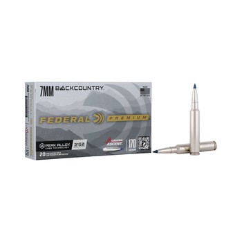 Federal Backcountry 7mm 170gr Terminal Ascent 20 Rounds
