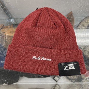 Supreme x New Era Box Logo Beanie 'Cardinal' • Pre-Owned [8895] - view 2