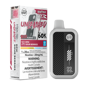Flavour Beast Unleashed Beast Mode Max 3 60K - Epic Sour Berries Iced
