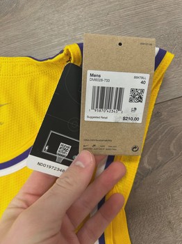 Nike Los Angeles Lakers Icon Edition 2022/23 Dri-FIT ADV NBA Authentic Jersey • Brand New [4705] - view 5