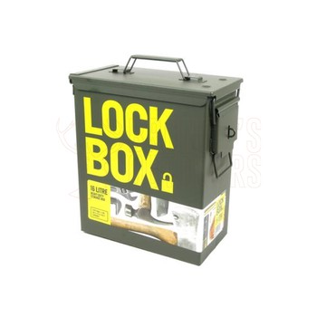 Outdoor Outfitters 16 Litre Lockable Steel Ammo Box