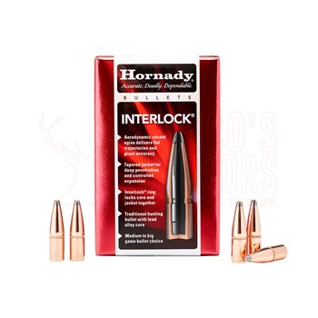 Hornady InterLock .25cal .257" 117gr BTSP Projectiles x100
