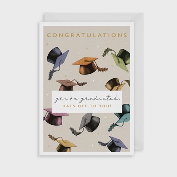 The Art File - Congratulations You've Graduated Hats Off - NR19