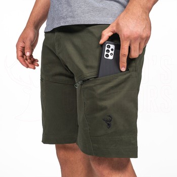 Hunters Element Anvil Shorts Forest Green