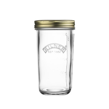 KILNER 500ML GLASS WIDE MOUTH PRESERVE JAR