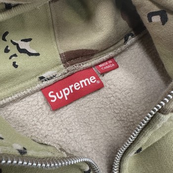 Supreme Small Box Facemask Zip Up Hoodie Camo  • Pre-Owned [0940] - view 4