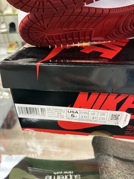 Jordan 1 Retro High OG Patent Bred (GS) - Pre-Owned - view 7