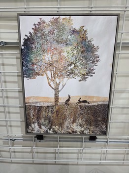 Tree and Rabbit Print