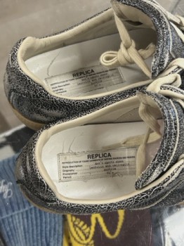 Maison Margiela Replica Black White Distressed No Box • Pre-Owned [3001] - view 6