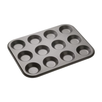 MASTERCLASS NON STICK SHALLOW 12 CUP BUN TIN