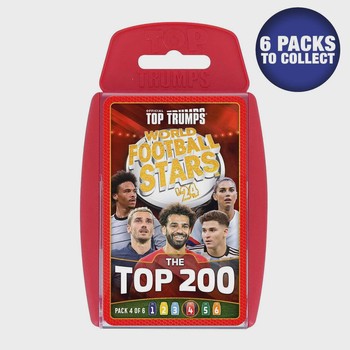 Top Trumps World Football Stars Top 200 - Pack 4