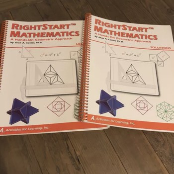 RIGHTSTART HANDS-ON GEOMETRIC APPROACH LESSONS AND SOLUTIONS 1st Edition
