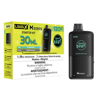 Level X Flavour Beast M30 Starter Kit - Extreme Mint Iced