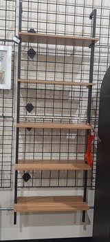 Wall mount 5-tier modern ladder display