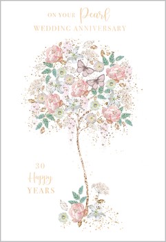 Abacus - Pearl Anniversary Tree - 12666