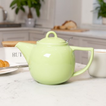 GEO INFUSER FILTER PISTACHIO TEAPOT - 1.1 LITRES